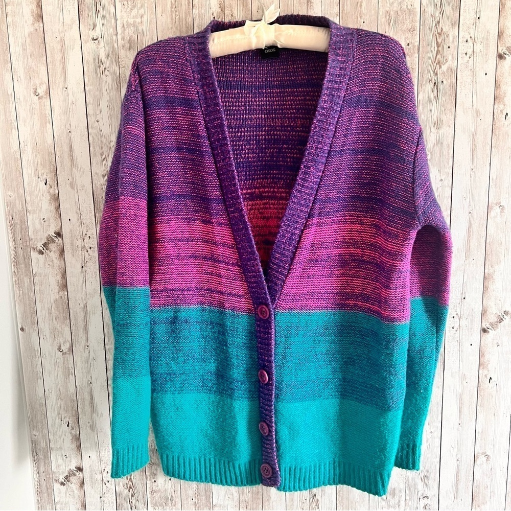ASOS Multi-Colored Women's Cardigan Sweater Small